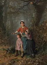 Pierre Jean Edmond Castan, Children gathering firewood