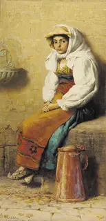 Arthur Wasse, An Italian peasant girl
