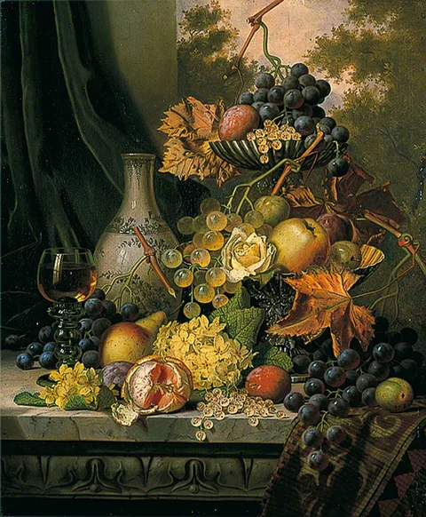 Henry George Todd, Still Life with Delft Vase