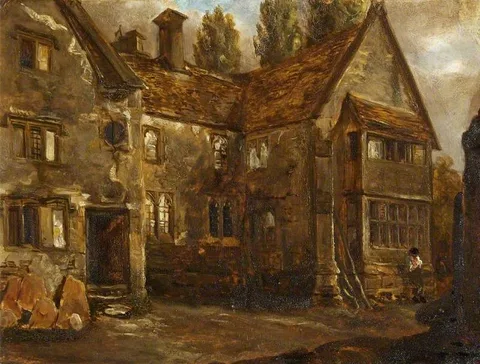 Alfred Provis, North Front of Easton Piercy Manor House, Wiltshire