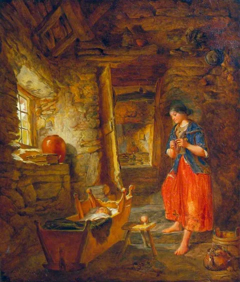Alfred Provis, Minding Baby