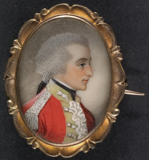 Frederick Buck, Young officer in a Red Tunic