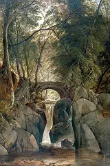John Berney Ladbrooke, Rydal Waterfall