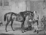 Gourlay Steell, "Andrew" with Charles Everard