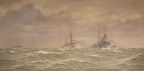 Alma Burlton Cull, Battleships of the 3rd Squadron, 1912