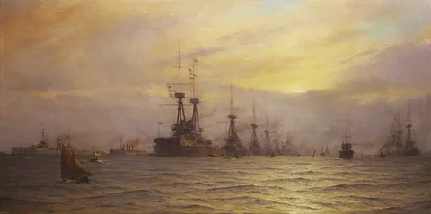 Alma Burlton Cull, Arrival of the Fleet for the Coronation Review