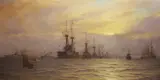 Alma Burlton Cull, Arrival of the Fleet for the Coronation Review