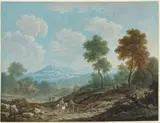 Johann Christoph Dietzsch, Travelers in a Broad Valley