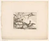 Johann Georg Hertel, Landschap met zes eenden