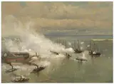 Julian Oliver Davidson, Battle of Mobile Bay