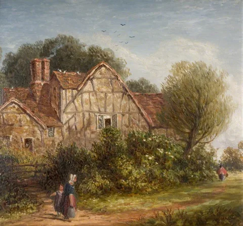 William Henry Hall, An English Cottage