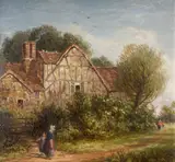 William Henry Hall, An English Cottage
