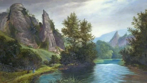 Edward Roper, Near Reynard's Cave, Dovedale, Derbyshire