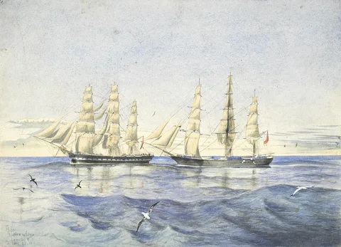 Edward Roper, Carlisle Castle and Newcastle in waters off South Africa