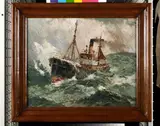 Harry Hudson Rodmell, Gale force 8: trawler in a rough sea