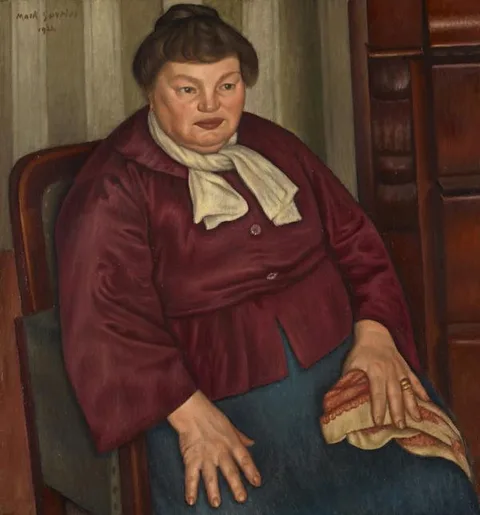 Mark Gertler, Portrait of the Artist's Mother