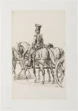 Willem Constantijn Staring, Rijdende artillerie in draf