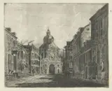 Jan van Lokhorst, Gezicht op de Wittevrouwenpoort te Utrecht