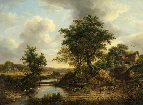 Richard H. Hilder, River Scene