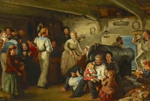 Charles Hunt, A scene between decks