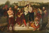 Charles Hunt, Orlando about to engage with Charles the Wrestler, a Scene from Shakespeare's As You Like It