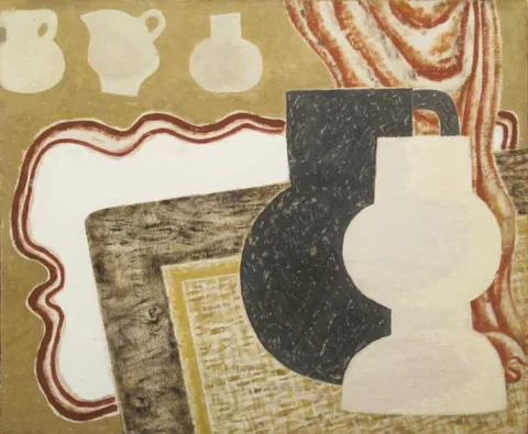 Jessica Dismorr, Vases on a Table