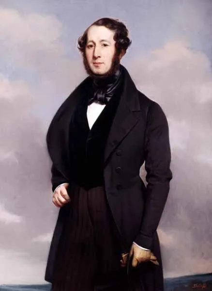 Claude-Marie Dubufe, Portrait of a Man