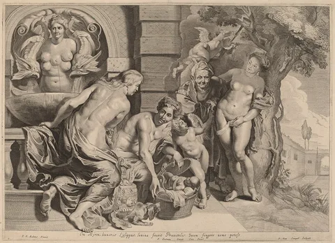Pieter van Sompel, Erichthonius in His Basket