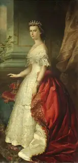 Franz Russ the Elder, Empress Elisabeth in court dress