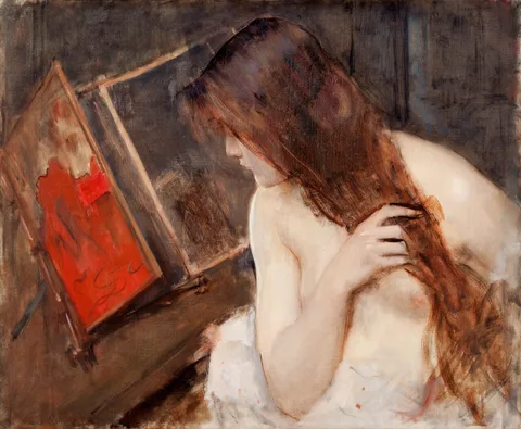 Louis Picard, Woman at her Toilet