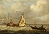 Charles Martin Powell, Fishing boats in a breeze