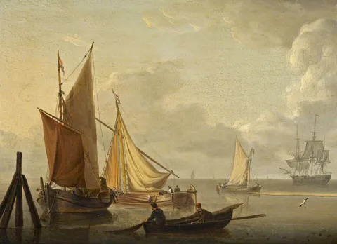 Charles Martin Powell, Shipping in a calm
