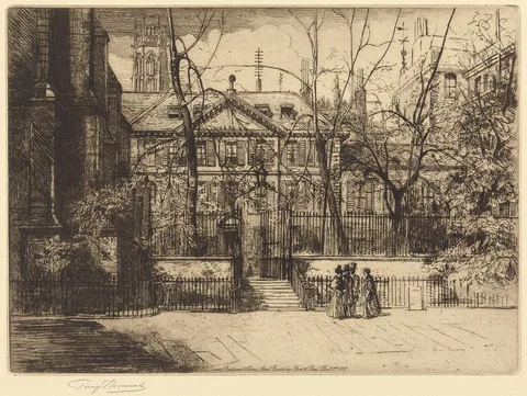 Percy Elizabeth Flora Thomas, The Temple, London