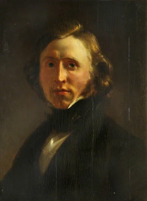 William Huggins, Self Portrait as a Young Man