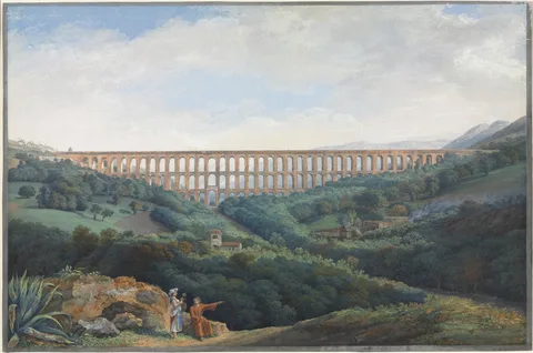 Carl Ludwig Hackert, The Aqueducts at Caserta