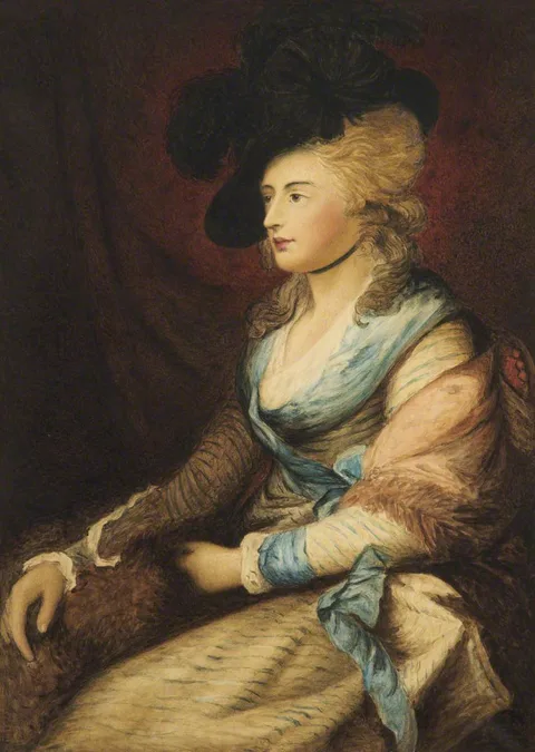 Elias Bancroft, Mrs Sarah Siddons (1755–1831) (copy after Thomas Gainsborough)