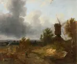 Charles Greville Morris, A Windmill by a Roadside
