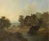 Charles Greville Morris, A Cottage by a Roadside