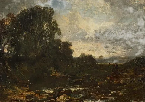 John Crawford Wintour, Riverside Landscape