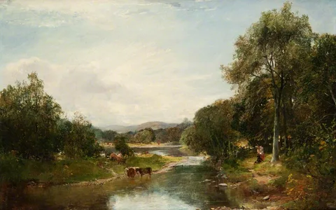 John Crawford Wintour, On the Tweed, near Lowood, Roxburghshire