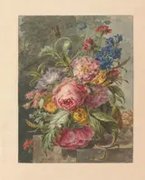 Jan Evert Morel, Stilleven met bloemen