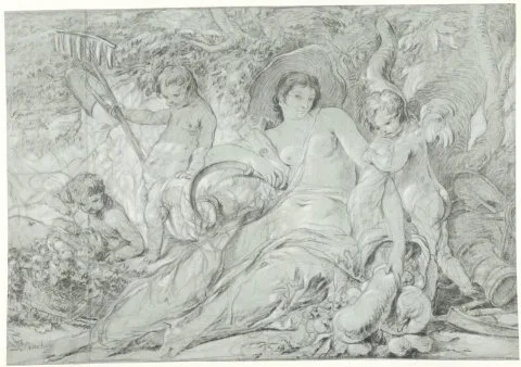 Louis Gabriel Blanchet, Allegorie op de Zomer
