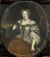 Hendrik de Valk, Portrait of Frouck, Barones van Aylva, Wife of Hans Willem van Aylva after 1658