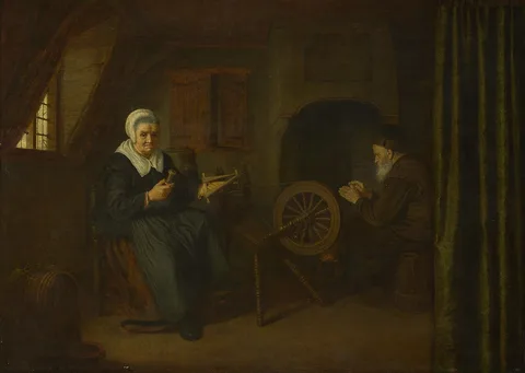 Abraham de Pape, Tobit and Anna
