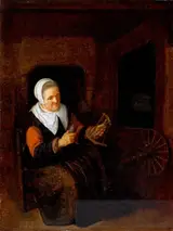 Abraham de Pape, Wool Winder