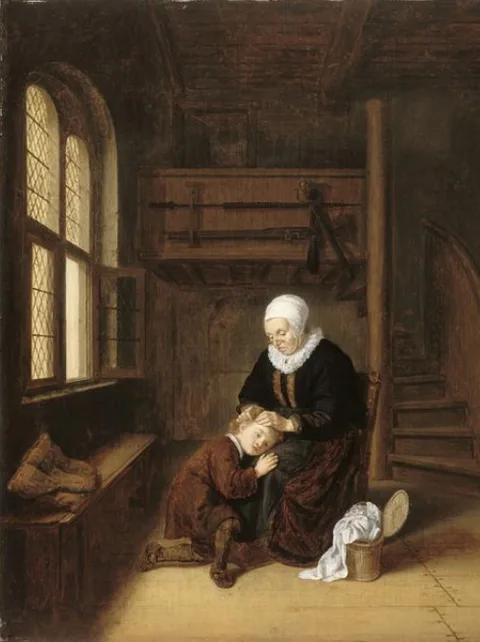 Abraham de Pape, Looking for lice