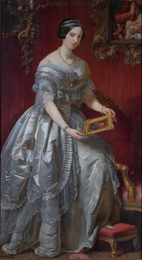 Angelo Capisani, Portrait of Maria Adelaide of Austria