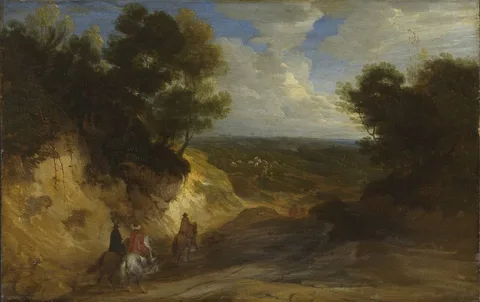 Lodewyk De Vadder, Landscape with hollow path