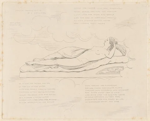 John Bell, Sketch from a Statue of a Dreamer