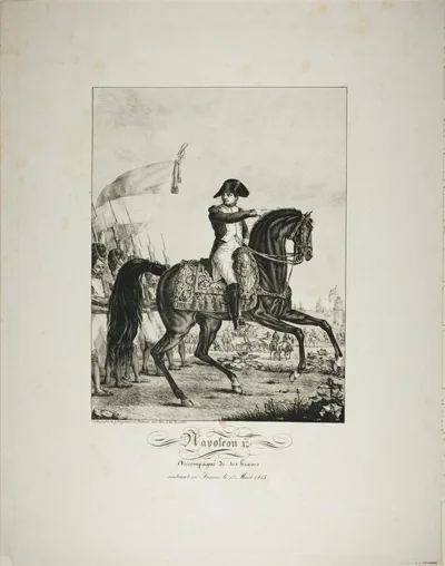François Pascal Simon Gérard, Napoleon Accompanied by his Good Men, Returning to France on March 1, 1815